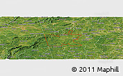 Satellite Panoramic Map of ZIP code 30125