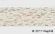 Shaded Relief Panoramic Map of ZIP code 30125