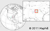 Blank Location Map of ZIP code 30127