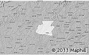 Gray 3D Map of ZIP code 30132