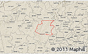 Shaded Relief 3D Map of ZIP code 30132