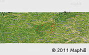 Satellite Panoramic Map of ZIP code 30132