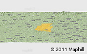 Savanna Style Panoramic Map of ZIP code 30132