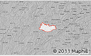Gray 3D Map of ZIP code 30134