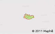 Physical 3D Map of ZIP code 30134, cropped outside
