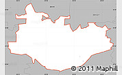 Gray Simple Map of ZIP code 30134