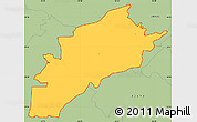 Savanna Style Simple Map of ZIP code 30135