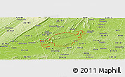 Physical Panoramic Map of ZIP code 30165