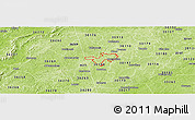 Physical Panoramic Map of ZIP code 30182