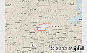 Classic Style Map of ZIP code 30188