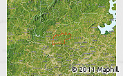 Satellite Map of ZIP code 30188