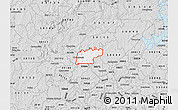 Silver Style Map of ZIP code 30188