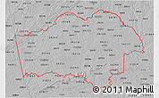 Gray 3D Map of ZIP codes starting with 302