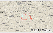 Shaded Relief 3D Map of ZIP code 30228