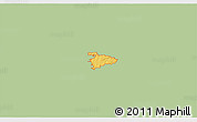 Savanna Style 3D Map of ZIP code 30294, single color outside