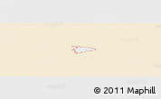 Classic Style Panoramic Map of ZIP code 30294, single color outside