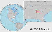Gray Location Map of ZIP code 30313