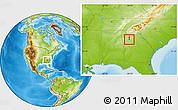 Physical Location Map of ZIP code 30313