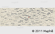 Shaded Relief Panoramic Map of ZIP code 30313