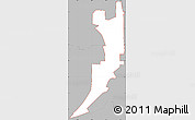 Gray Simple Map of ZIP code 30313
