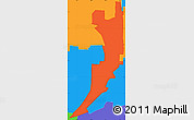 Political Simple Map of ZIP code 30313