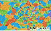 Political 3D Map of ZIP code 30318