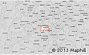 Silver Style 3D Map of ZIP code 30318