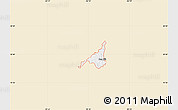 Classic Style Map of ZIP code 30331, single color outside