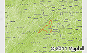 Physical Map of ZIP code 30331
