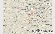 Shaded Relief Map of ZIP code 30331