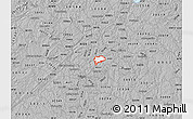 Gray Map of ZIP code 30345