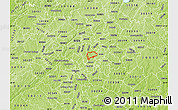 Physical Map of ZIP code 30345