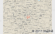 Shaded Relief Map of ZIP code 30345