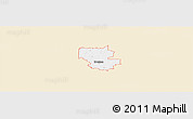 Classic Style Panoramic Map of ZIP code 31519, single color outside