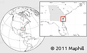 Blank Location Map of ZIP code 31520, highlighted county, highlighted state