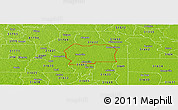 Physical Panoramic Map of ZIP code 31639