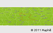 Physical Panoramic Map of ZIP code 31643