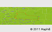 Physical Panoramic Map of ZIP code 31648