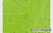 Physical Map of ZIP code 31701