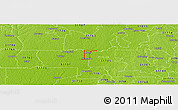 Physical Panoramic Map of ZIP code 31701