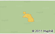 Savanna Style 3D Map of ZIP code 31711, single color outside