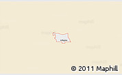Classic Style 3D Map of ZIP code 31713, single color outside