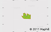 Physical Map of ZIP code 31715, cropped outside
