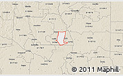 Classic Style 3D Map of ZIP code 31743