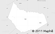 Silver Style Simple Map of Barrow County