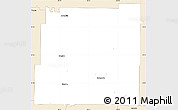Classic Style Simple Map of Bartow County