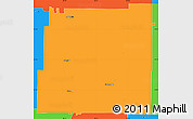 Political Simple Map of Bartow County