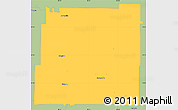 Savanna Style Simple Map of Bartow County