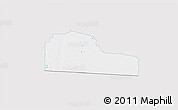 Silver Style 3D Map of Echols County, single color outside