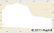 Classic Style Simple Map of Echols County, single color outside
